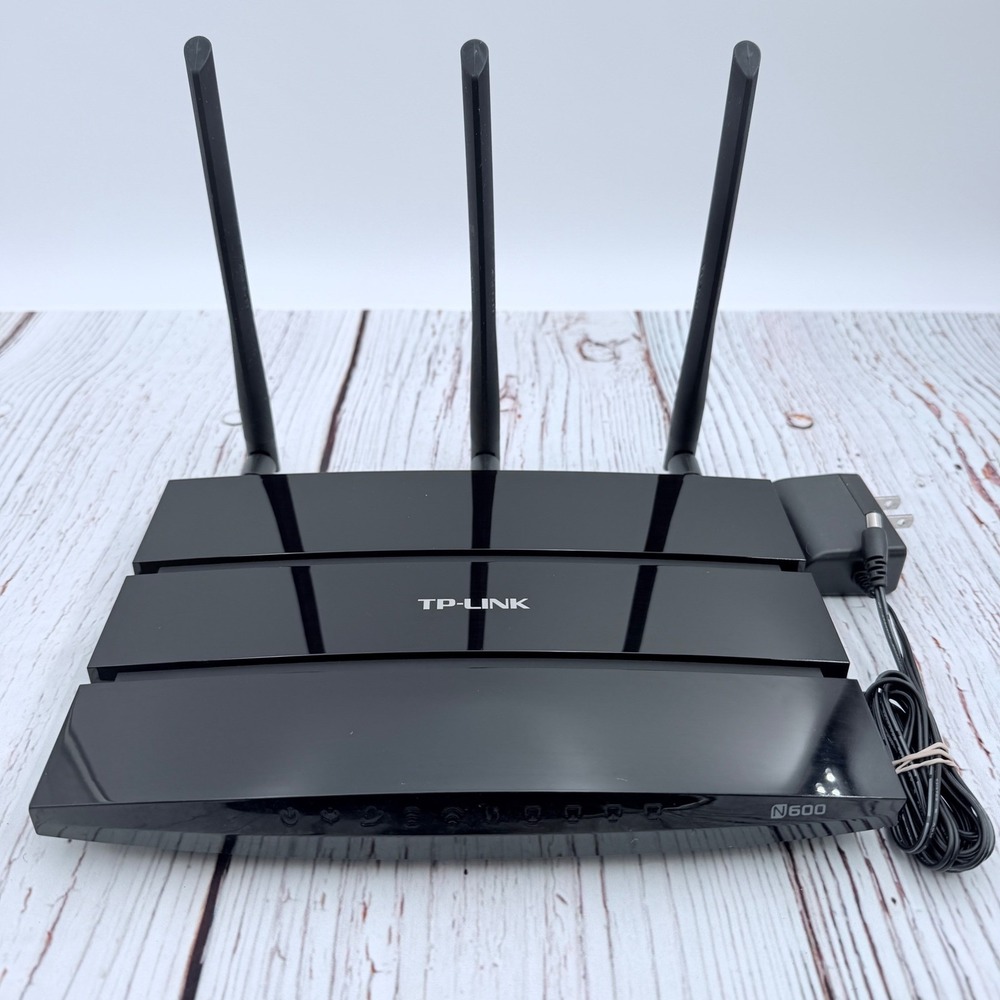 TP-Link N600 Wireless Dual Band Gigabit ADSL2+ Modem Router TD-W8980 Black